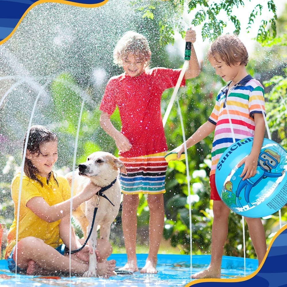 Children Play Splash Pad,Outdo - Kids Outdoor Clubhouse recensione e prezzo