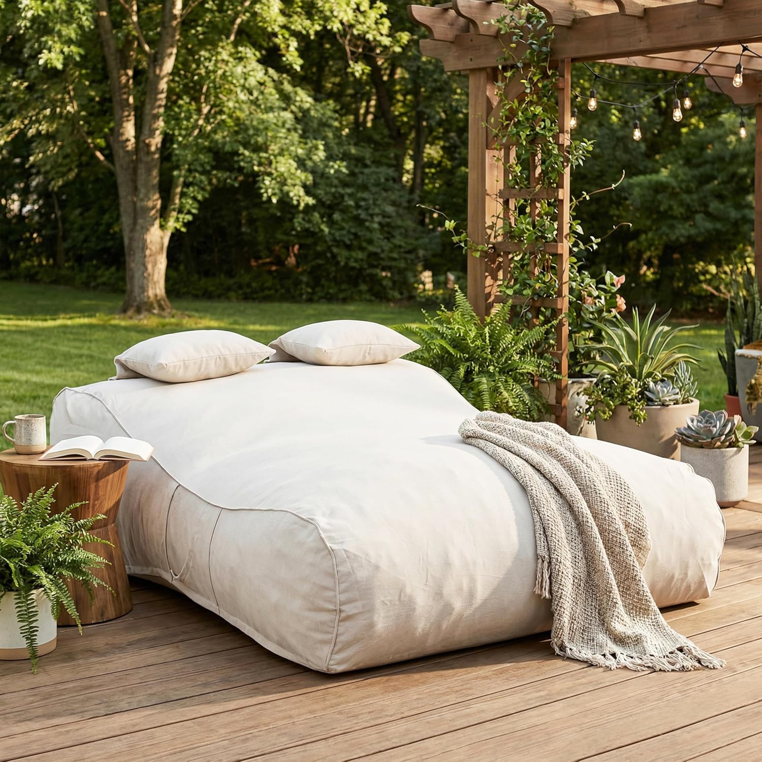 Lemoore Giant Bean Bag Chair f - Kids Outdoor Bean Bag Chair recensione e prezzo