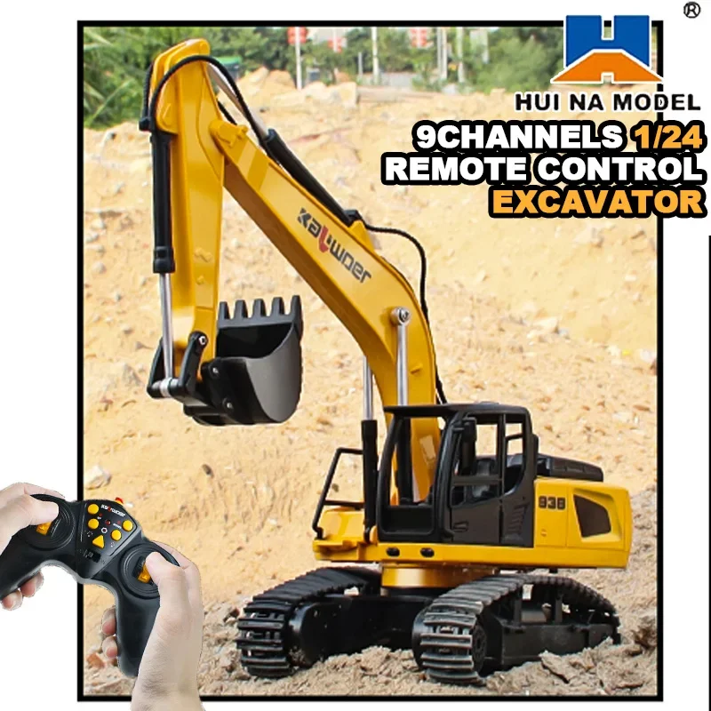 Huina Rc Excavator 1/24 9Ch Re - Kids Outdoor Digger recensione e prezzo
