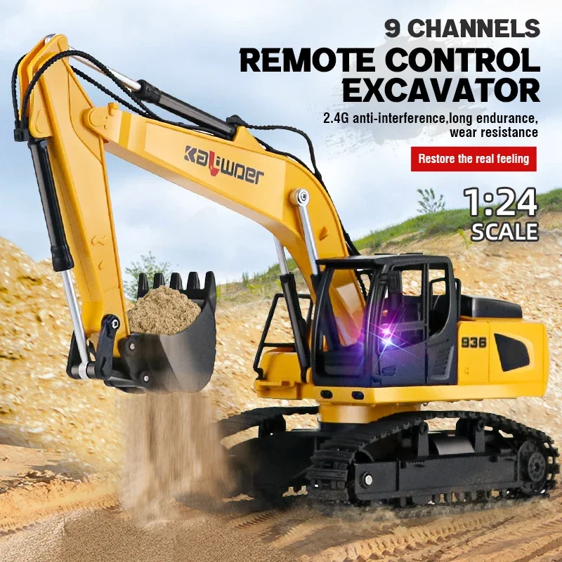Huina Rc Excavator 1/24 9Ch Re - Kids Outdoor Digger recensione e prezzo