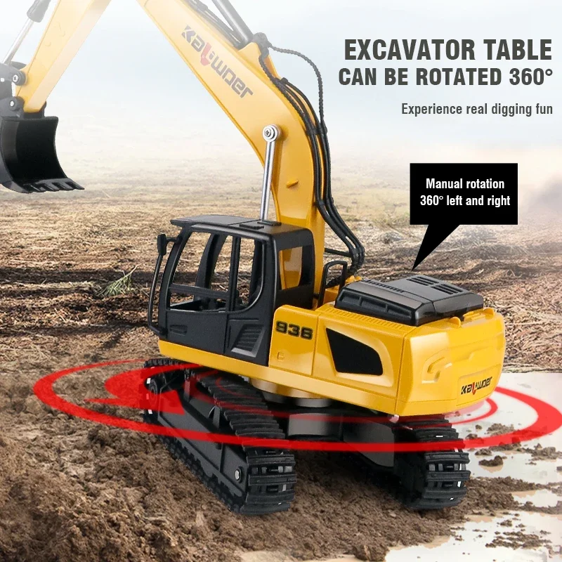 Huina Rc Excavator 1/24 9Ch Re - Kids Outdoor Digger recensione e prezzo