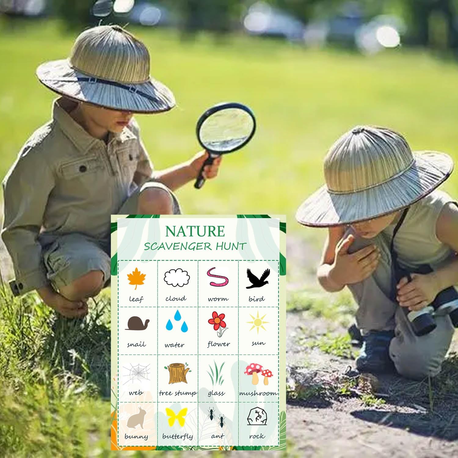 Nature Scavenger Hunt Cards Na - Kids Outdoor Scavenger Hunt recensione e prezzo