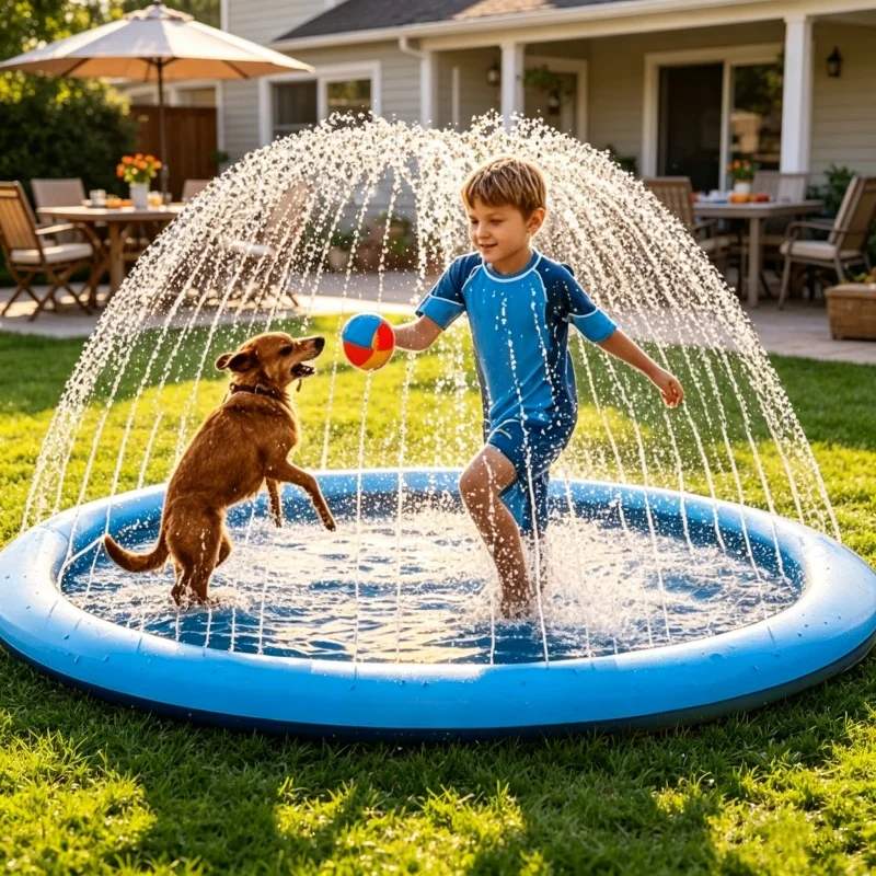 170×180cm Large Water Splash P - Kids Outdoor Clubhouse recensione e prezzo