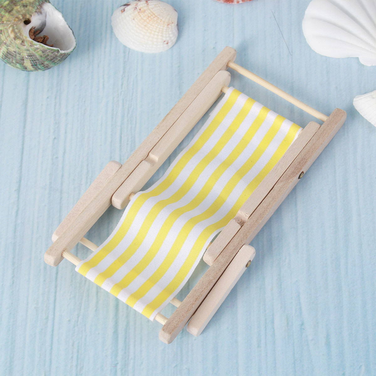 1Pcs Mini Beach Chair Stripe R - Kids Yellow Outdoor Chair recensione e prezzo