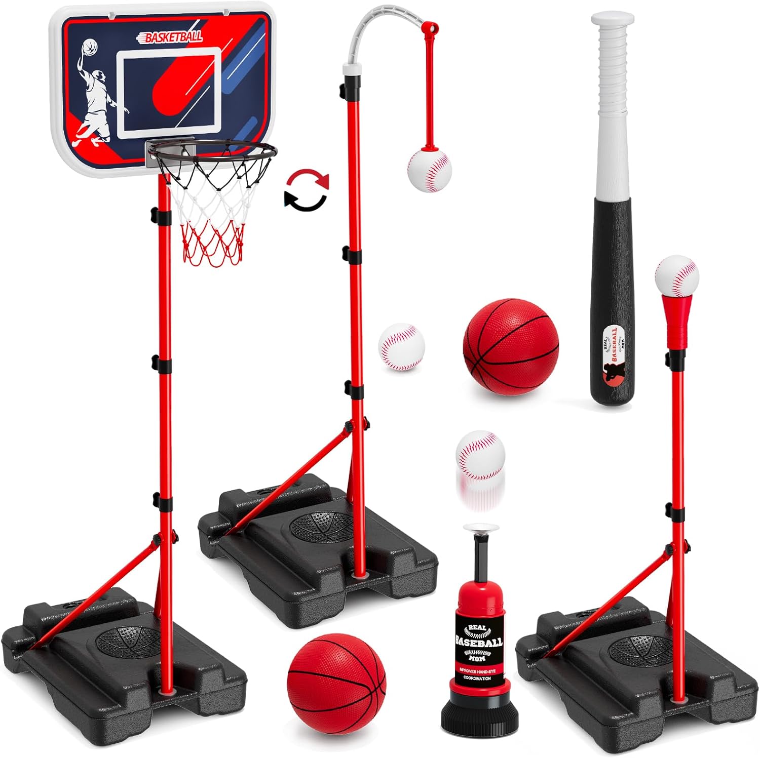 4-in-1 Kids Basketball Hoop &  - Kids Outdoor Ball recensione e prezzo
