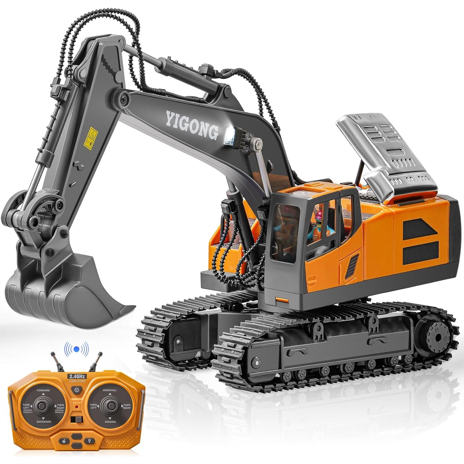 11 Channel RC Excavator Toy Wi - Kids Outdoor Dirt Toys recensione e prezzo