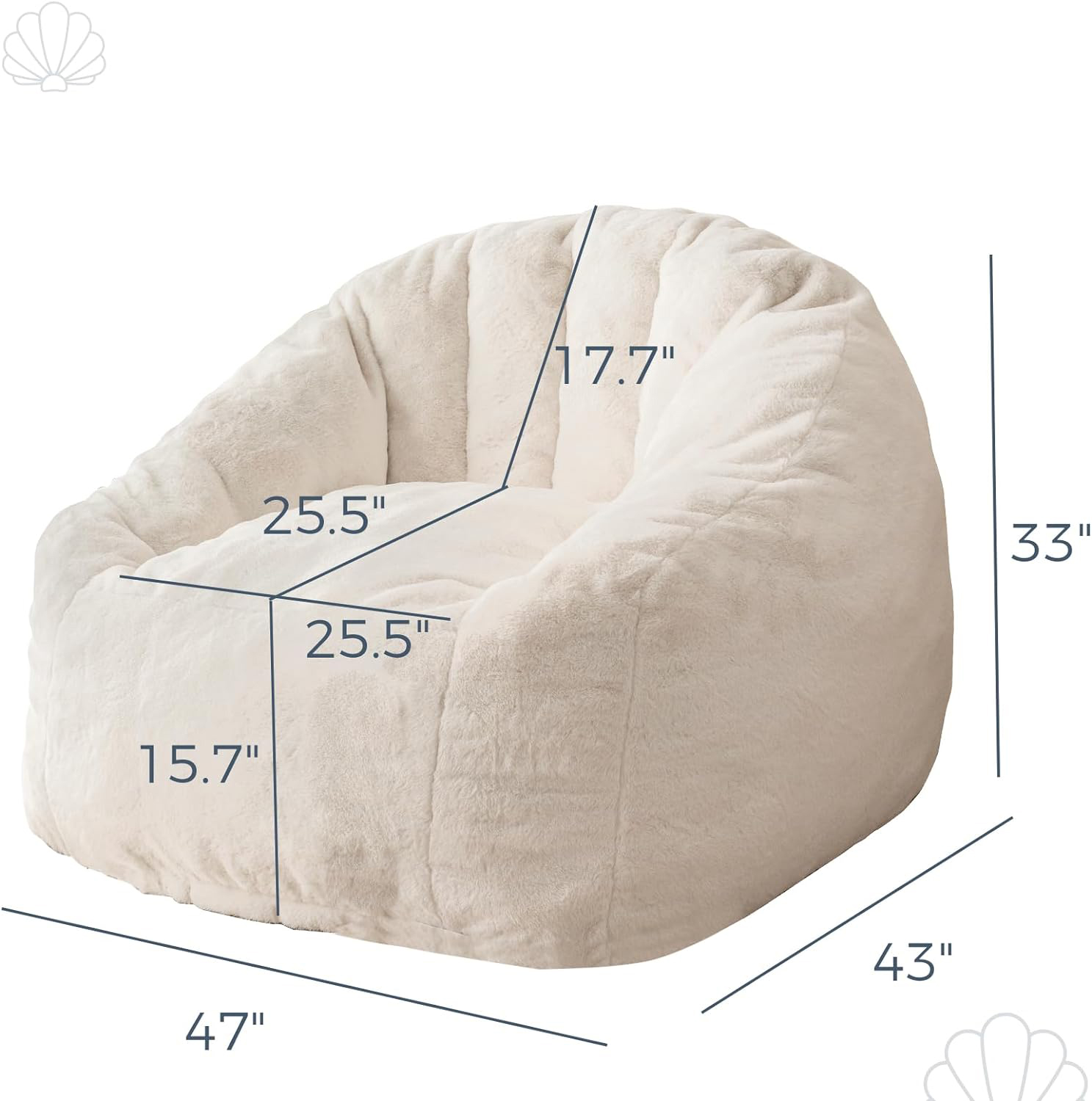 Custom Modern Style Oversized  - Kids Outdoor Bean Bag Chair recensione e prezzo