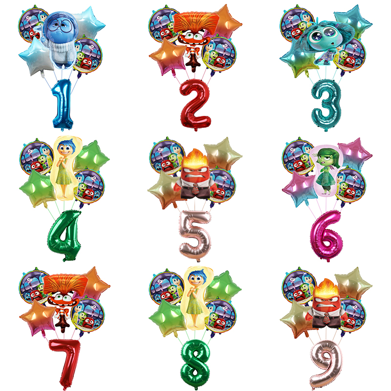 6pcs New Inside Out2 Balloons  - Outdoor Kids In An Indoor World recensione e prezzo