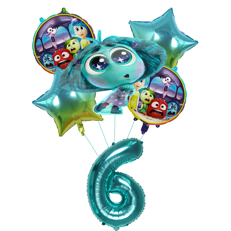 6pcs New Inside Out2 Balloons  - Outdoor Kids In An Indoor World recensione e prezzo