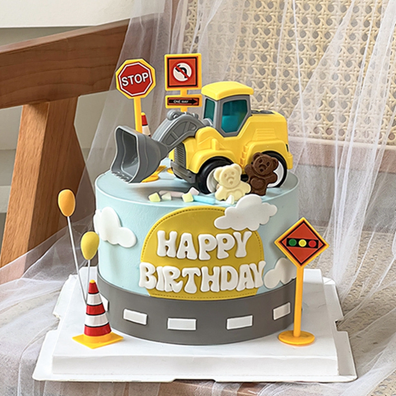 Construction Cake Toppers Birt - Kids Outdoor Digger recensione e prezzo