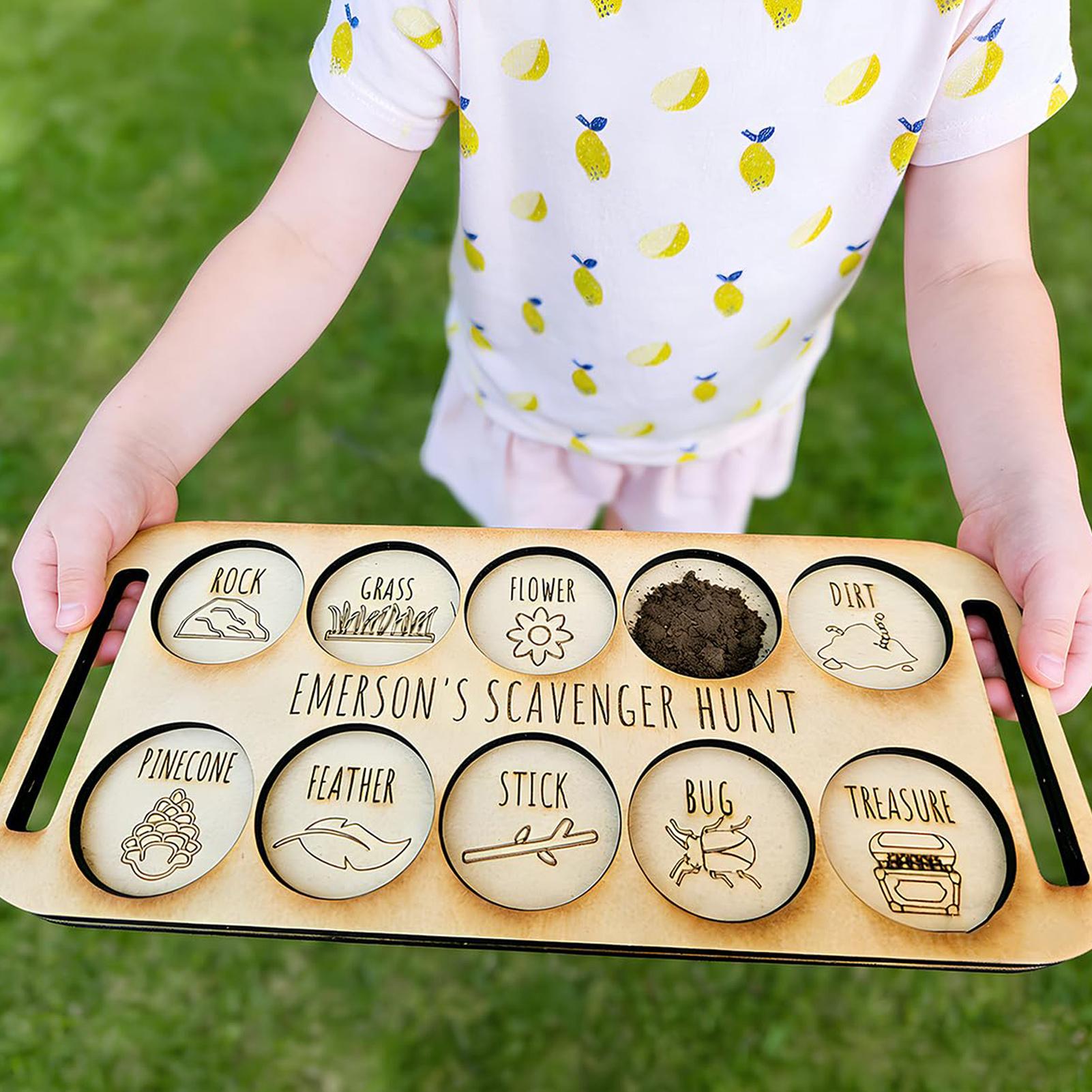 Scavenger Hunt for Kids Wooden - Kids Outdoor Scavenger Hunt recensione e prezzo