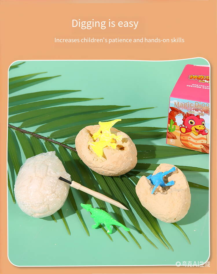 1/3/5pcs Educational Dinosaur  - Kids Outdoor Digger recensione e prezzo