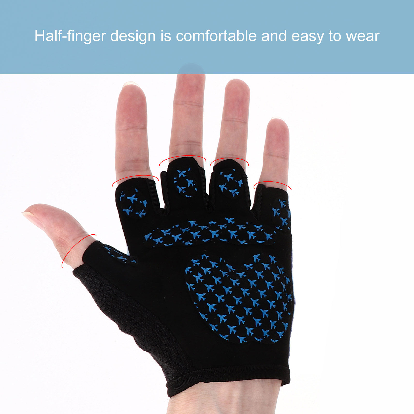 1Pair Kids Half Finger Cycling - Kids Outdoor Gloves recensione e prezzo