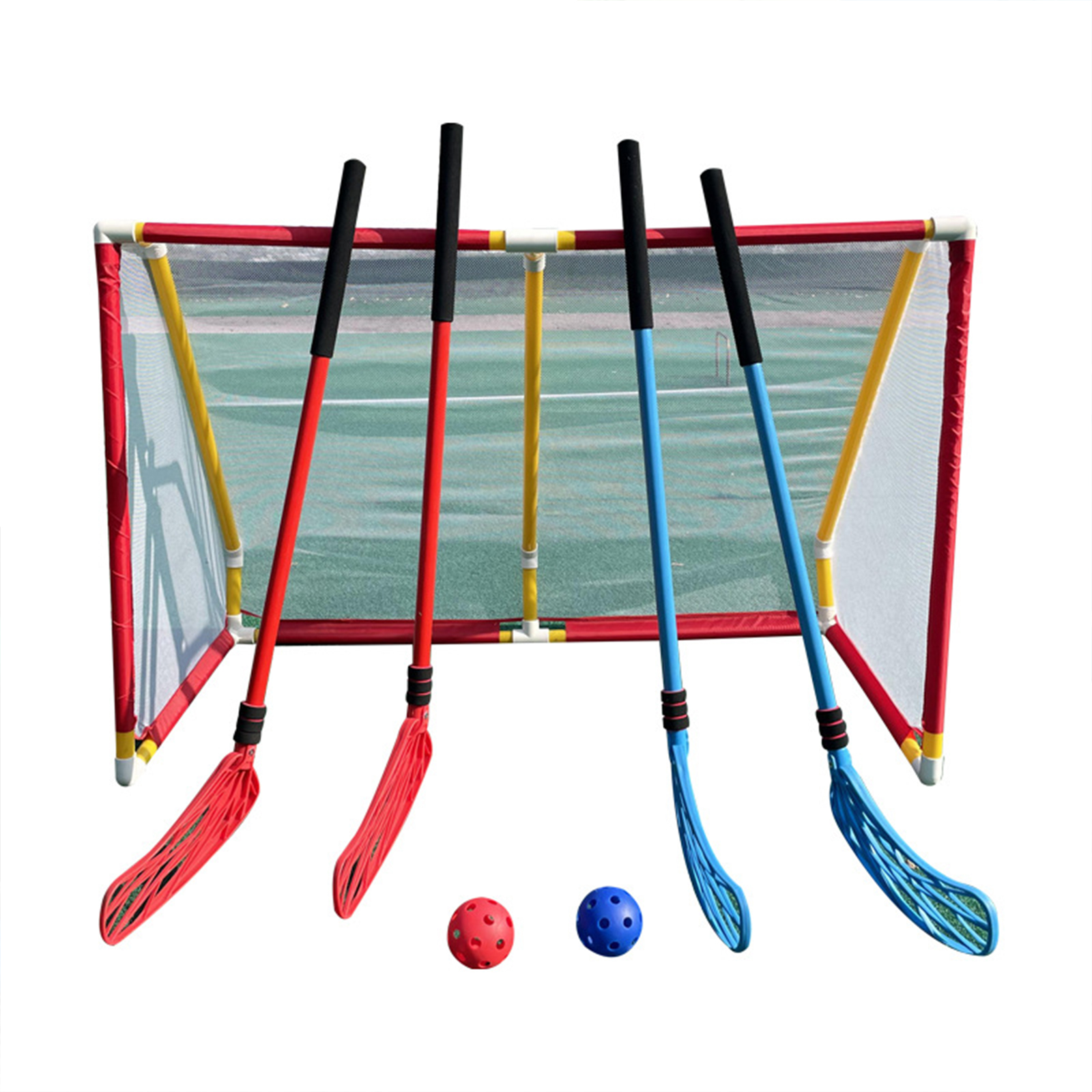 2Pcs Floor Hockey Stick Set Sp - Kids Outdoor Hockey Set recensione e prezzo