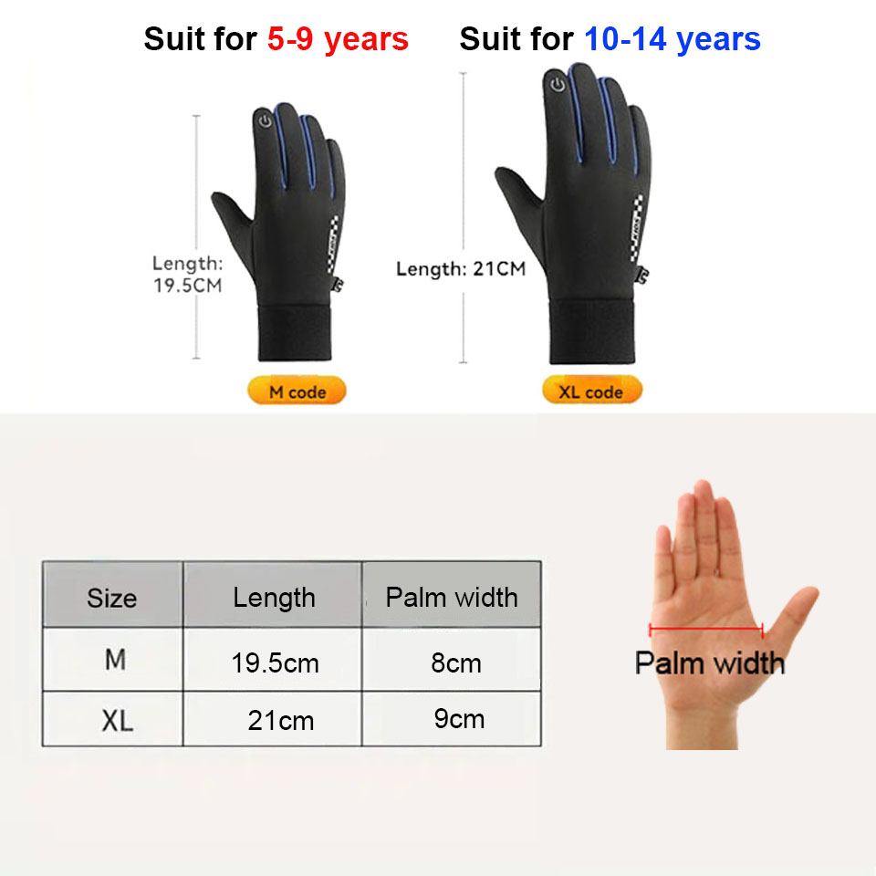 GTUBIKE Children's Gloves Touc - Kids Outdoor Gloves recensione e prezzo