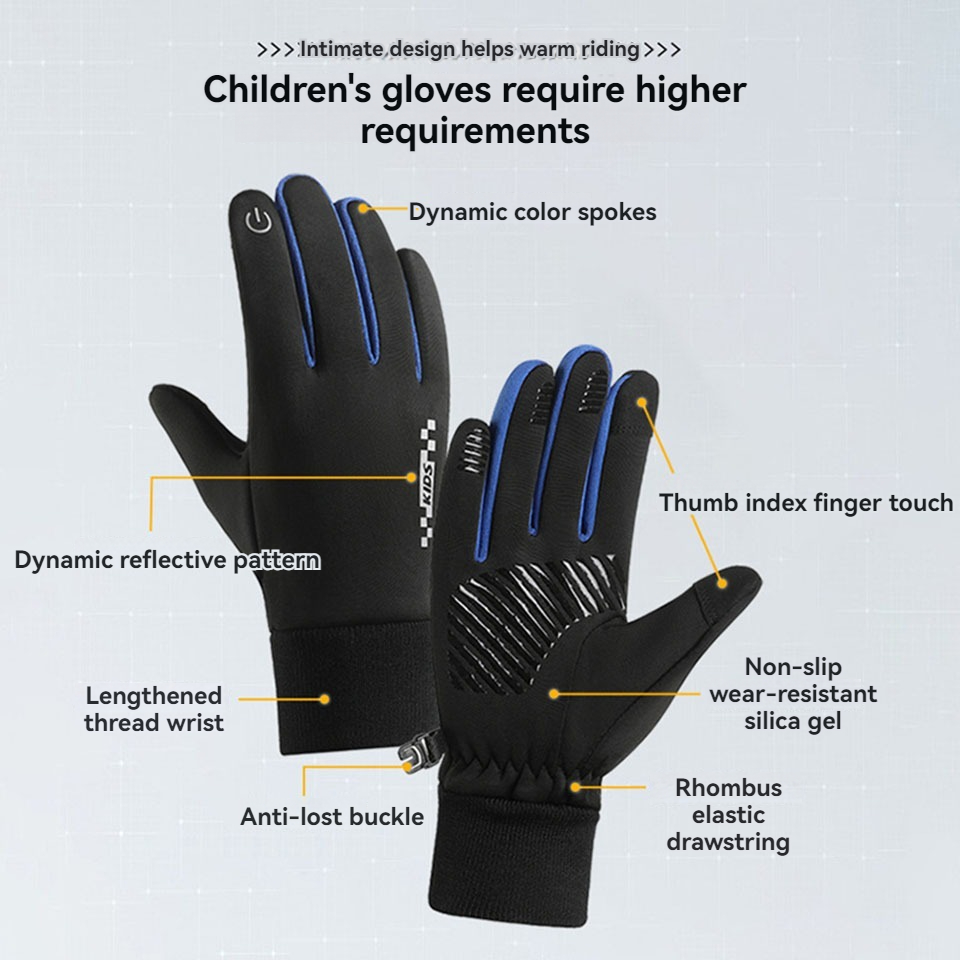 GTUBIKE Children's Gloves Touc - Kids Outdoor Gloves recensione e prezzo