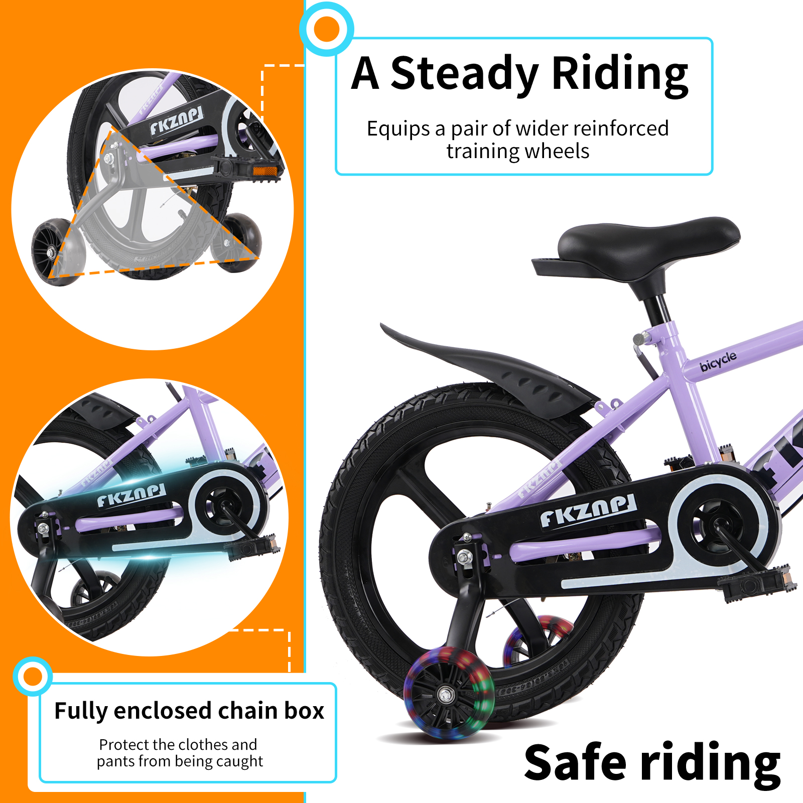 Kids Bike with Training Wheels - Kids Outdoor Ride On recensione e prezzo