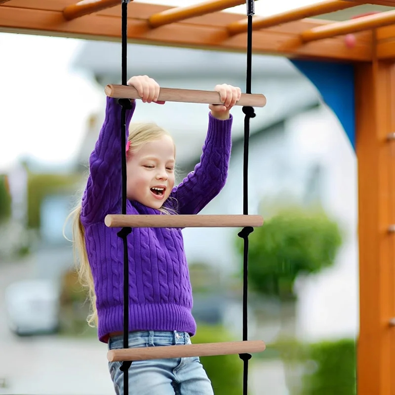 Children Climbing Rope Ladder  - Kids Outdoor Clubhouse recensione e prezzo