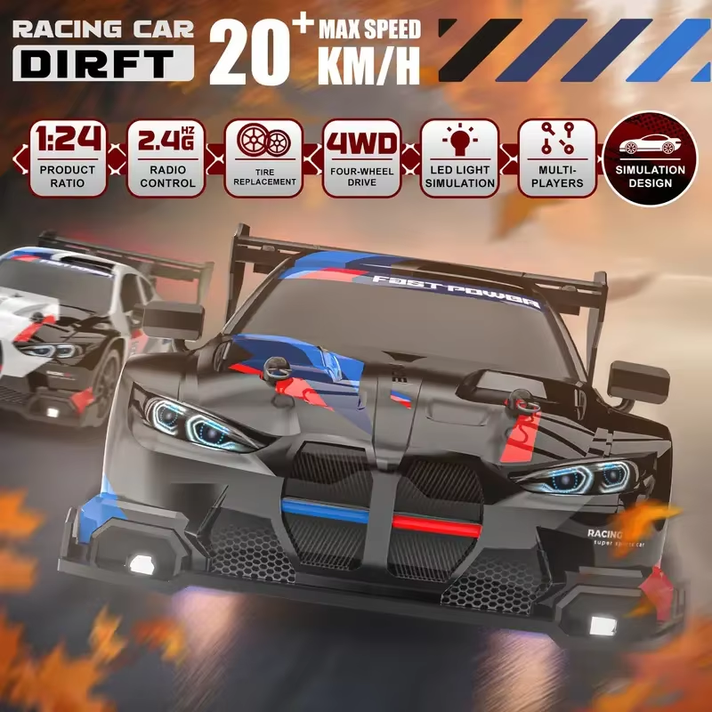 New 4WD 1:24 Scale RC Drift Ca - Outdoor Kids In An Indoor World recensione e prezzo