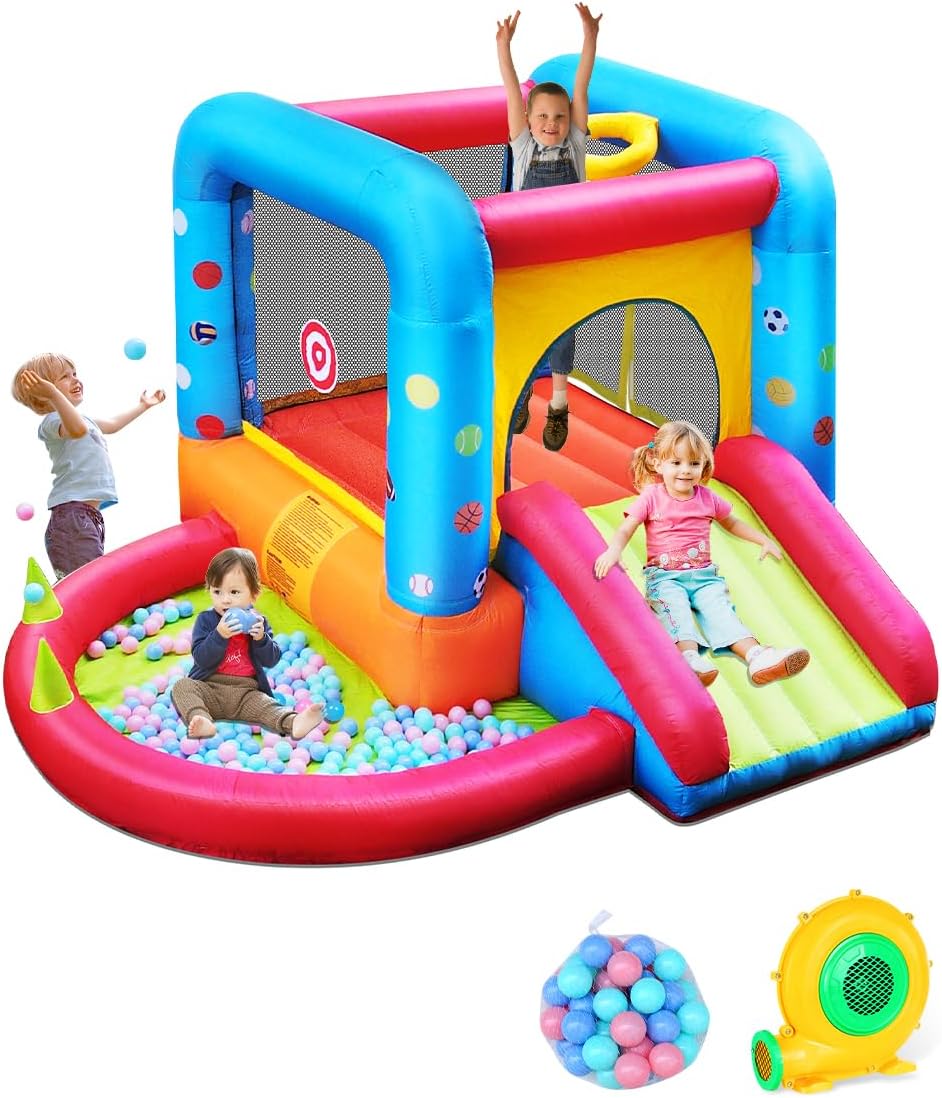 Step4Fun Inflatable Bounce Hou - Kids Outdoor Jumping Castle recensione e prezzo