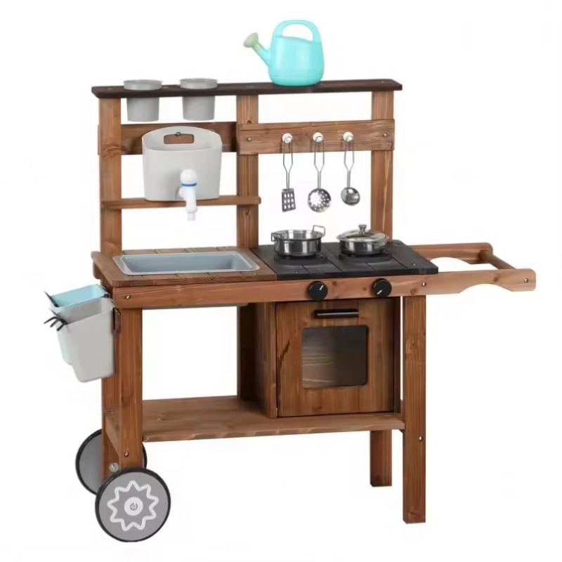 Unisex Play Kitchen Set Indoor - Kids Outdoor Kitchen Set recensione e prezzo