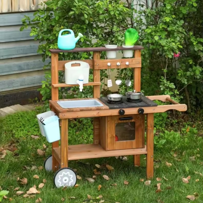 Unisex Play Kitchen Set Indoor - Kids Outdoor Kitchen Set recensione e prezzo