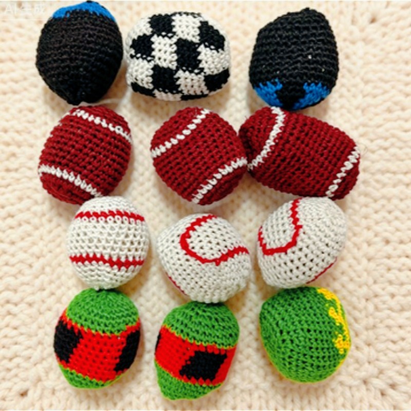 Handmade Footbag Set Soft & Du - Kids Outdoor Clubhouse recensione e prezzo