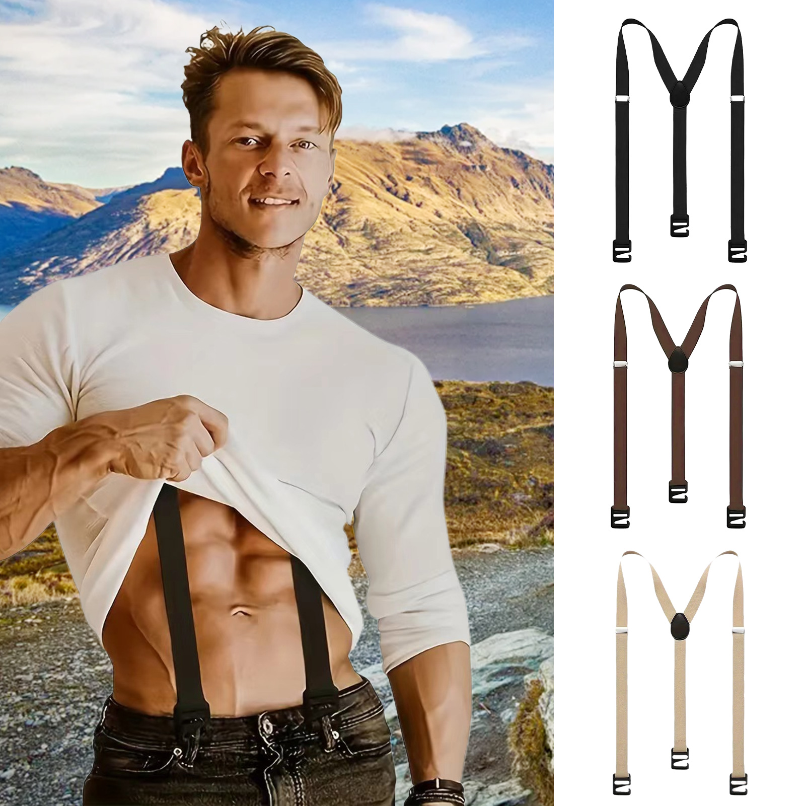 Premium Suspenders Clip-on Y-B - Kids Outdoor Climbing Structure recensione e prezzo