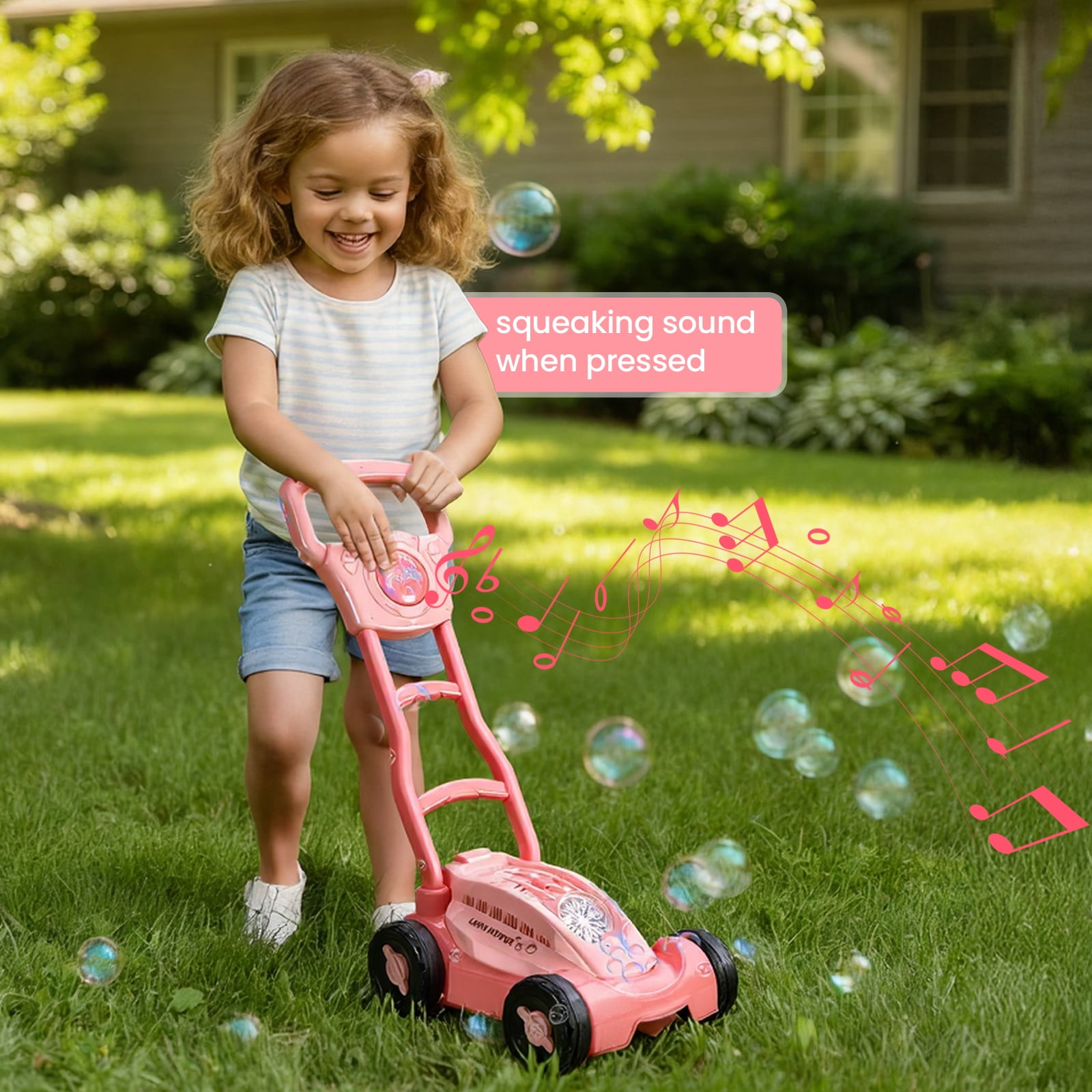 Bubble Lawn Mower,Kids Push Bu - Kids Outdoor Lawn Mower recensione e prezzo