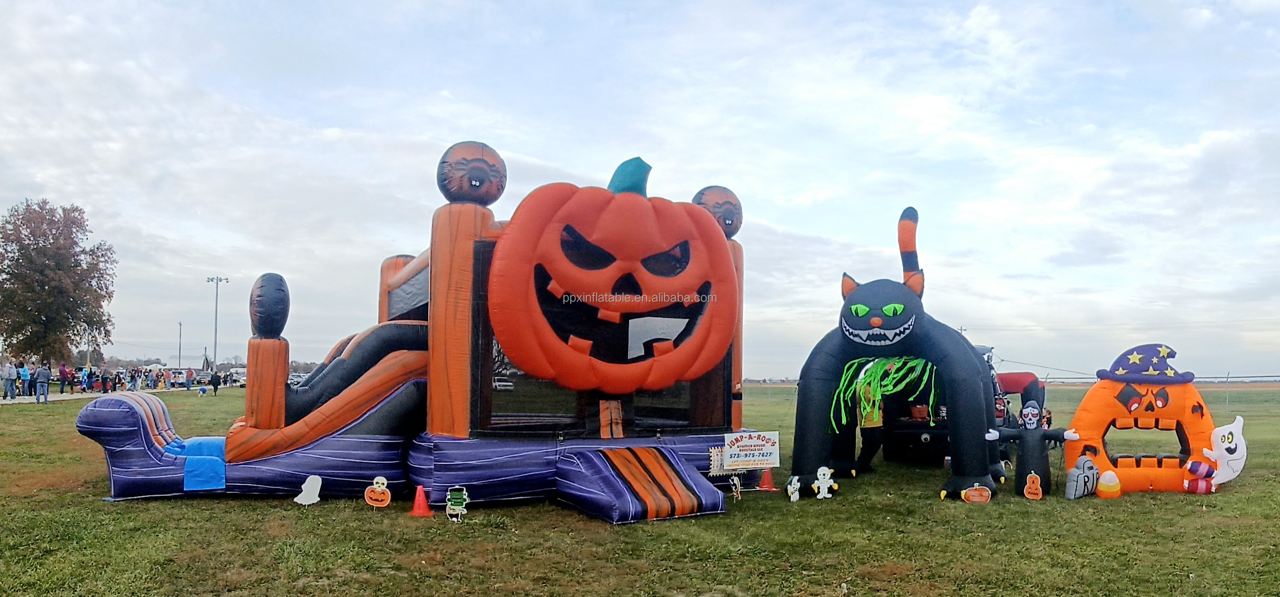 New Inflatable Halloween Bounc - Kids Outdoor Jumping Castle recensione e prezzo