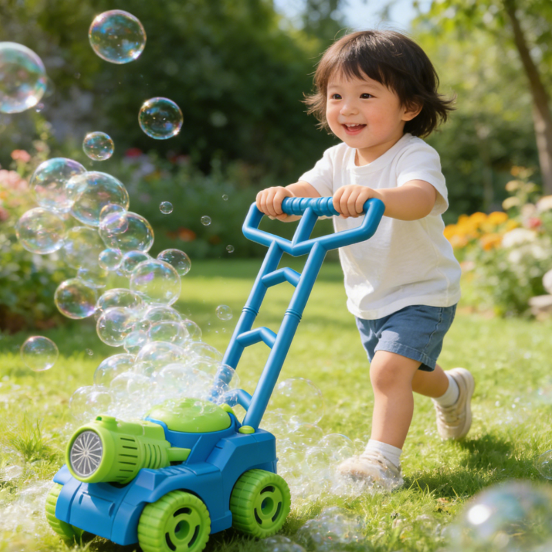 Children Bubble Lawn Mower Pus - Kids Outdoor Lawn Mower recensione e prezzo