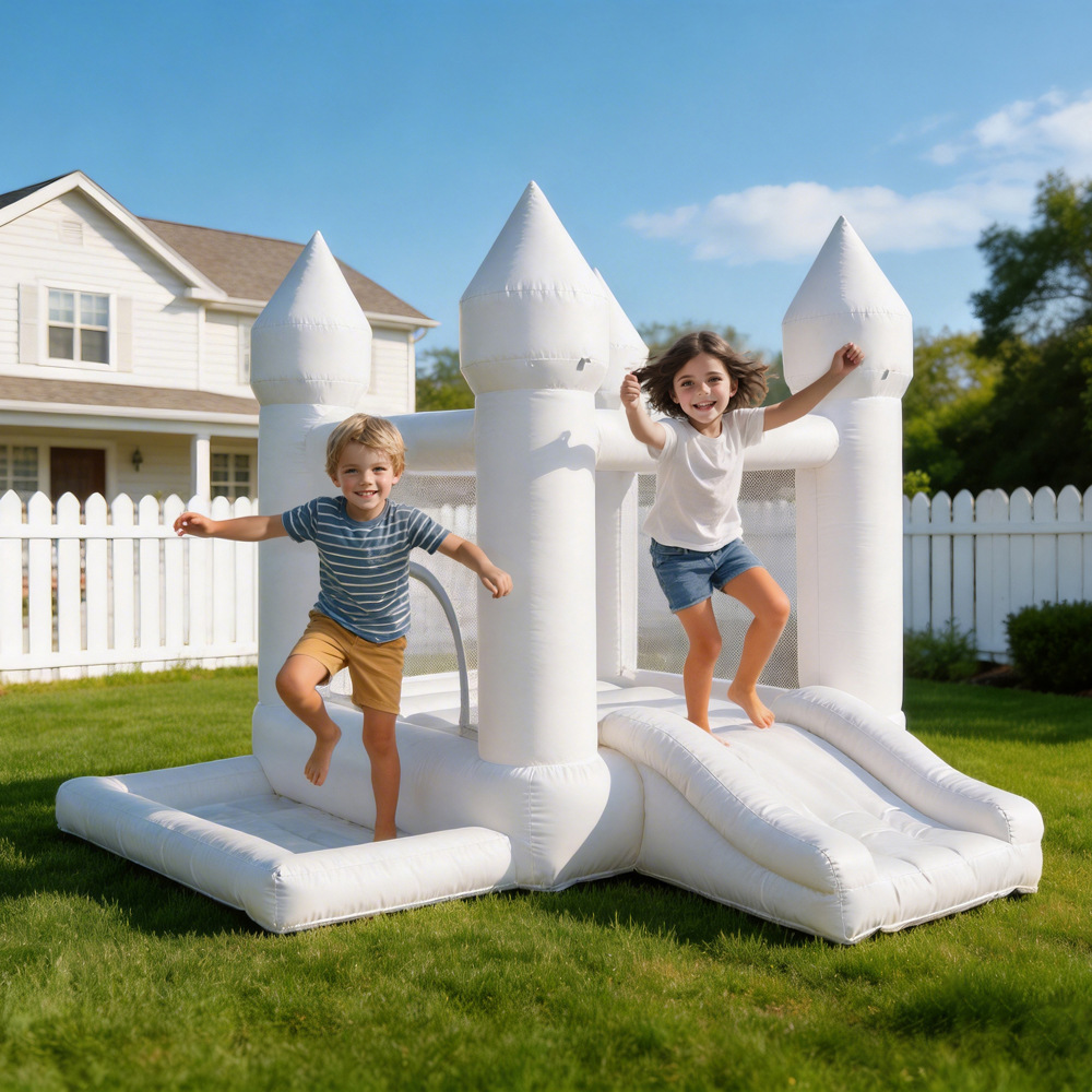 Popular White Wedding Inflatab - Kids Outdoor Jumping Castle recensione e prezzo