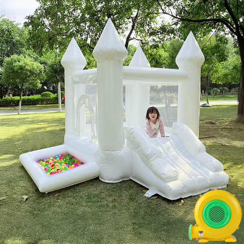 Popular White Wedding Inflatab - Kids Outdoor Jumping Castle recensione e prezzo