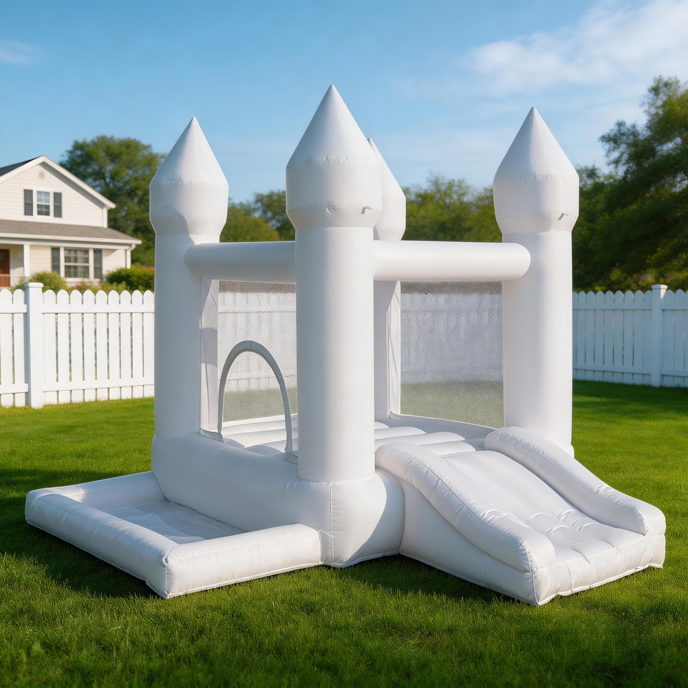 Popular White Wedding Inflatab - Kids Outdoor Jumping Castle recensione e prezzo