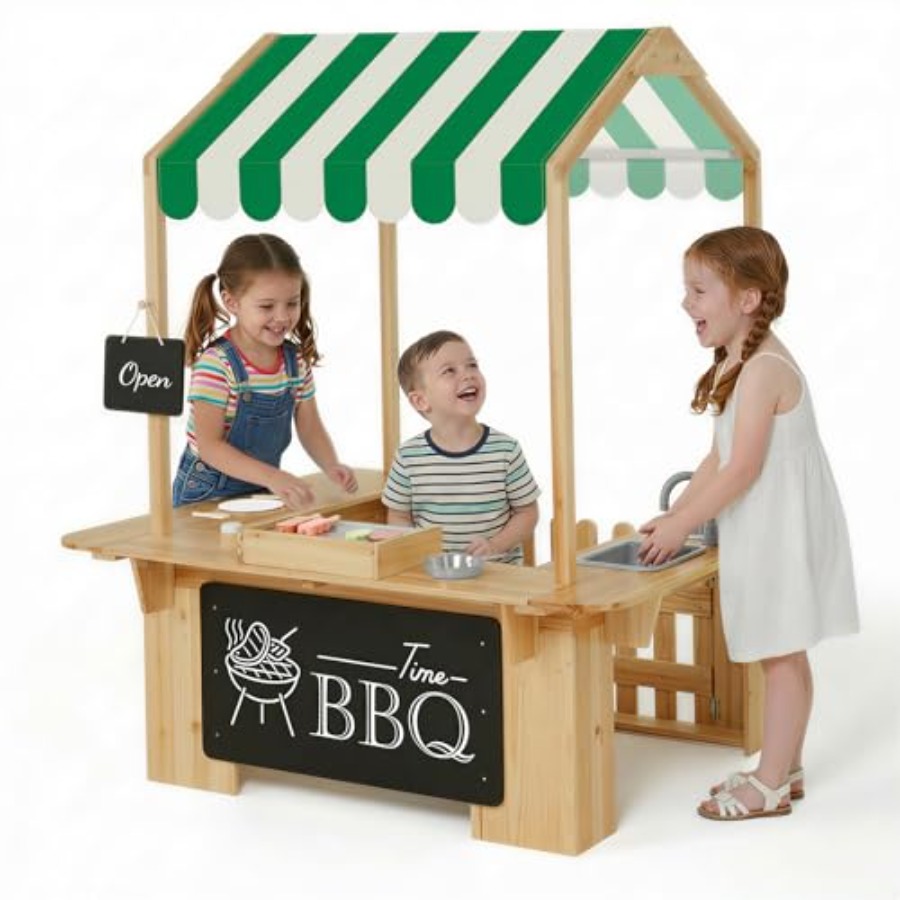Outdoor playhouse mud kitchen  - Kids Outdoor Kitchen Set recensione e prezzo