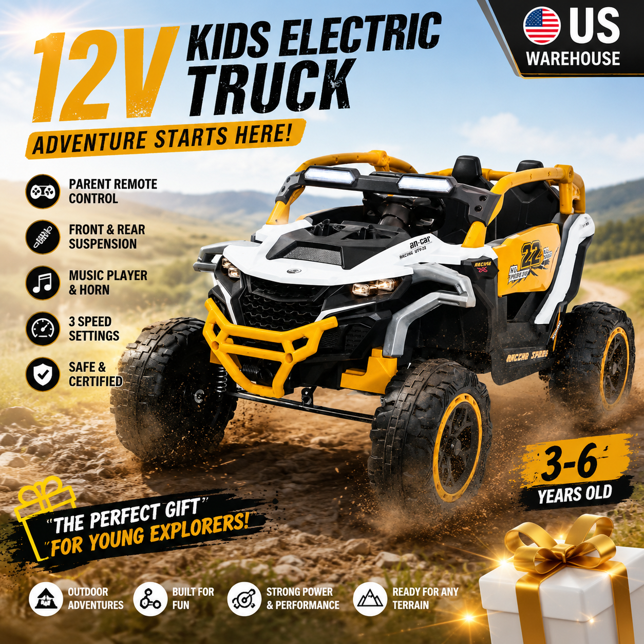 12V Kids Electric Truck Ride o - Kids Outdoor Ride On recensione e prezzo