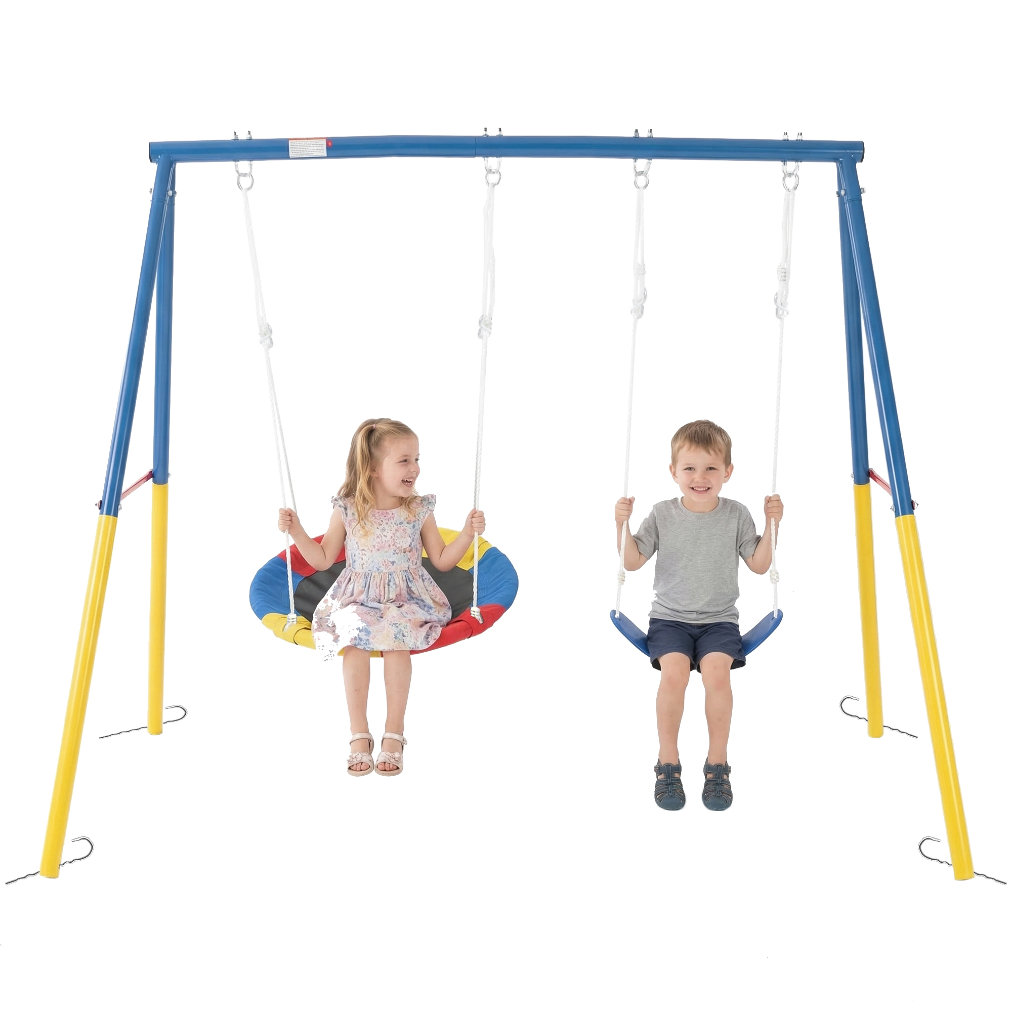 Outdoor Swing Set with Backyar - Kids Outdoor Ride On recensione e prezzo