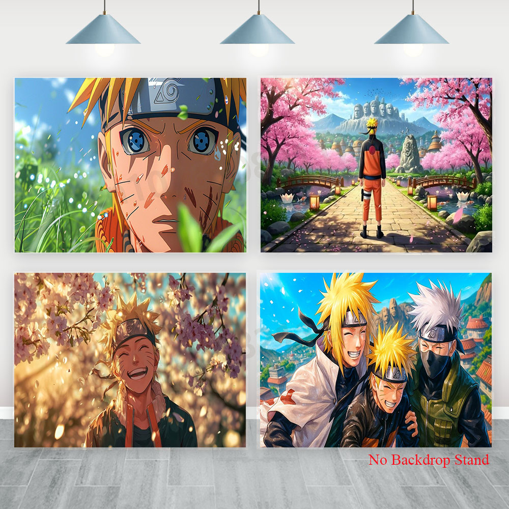 Naruto Backdrop Banner Boys Ki - Kids Outdoor Movies recensione e prezzo